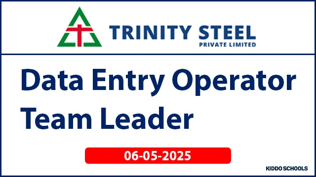 Data Entry Job Vacancies 2025 - Trinity Steel