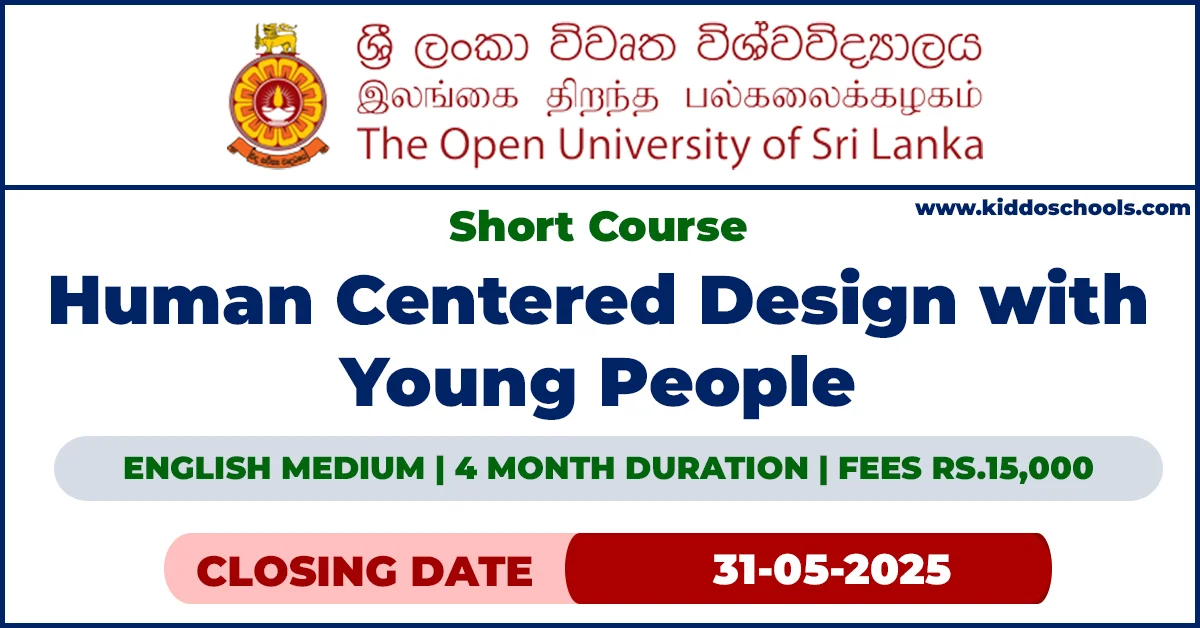Short Course in Human Centered Design for Young People