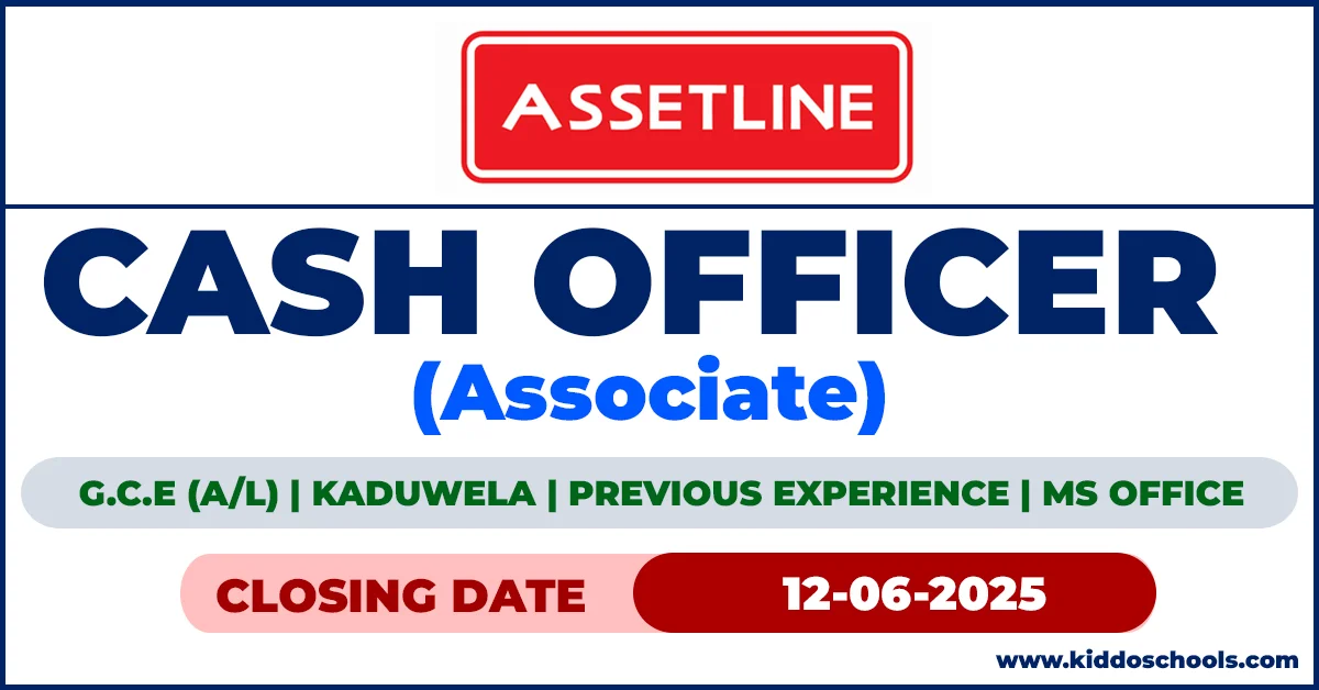 Assetline Finance Job Vacancies 2025 - Cash Officer