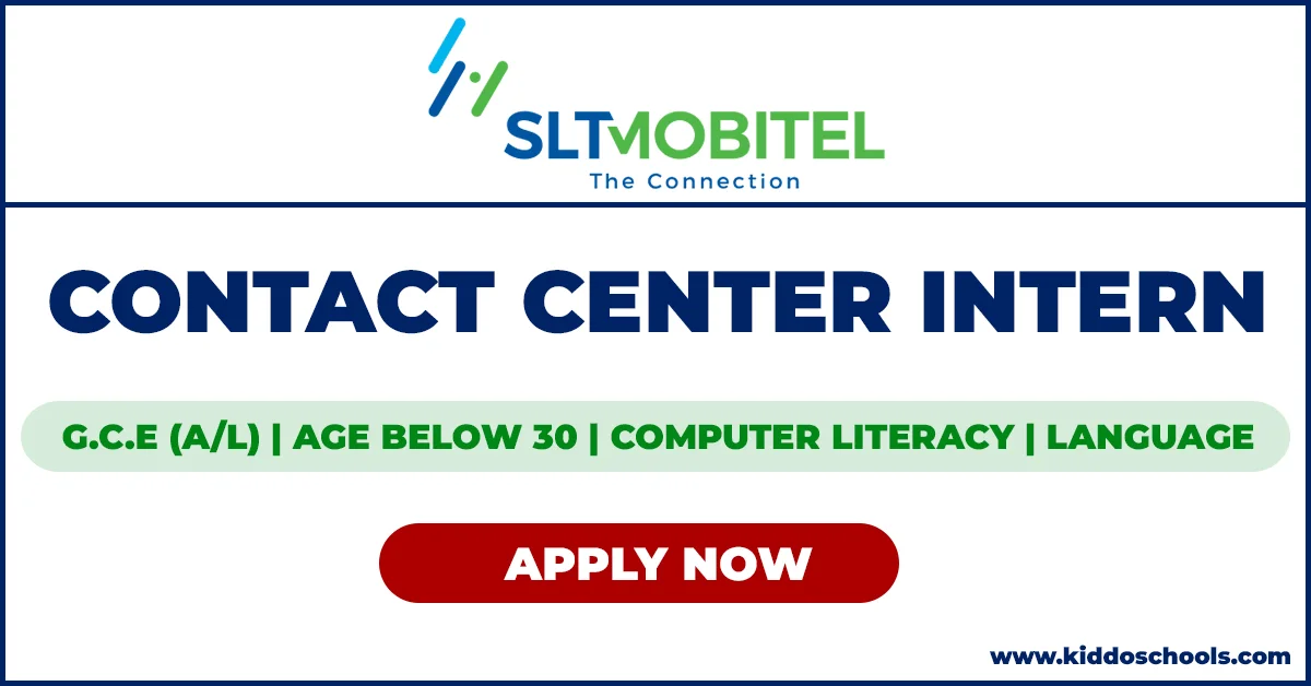 Sri Lanka Telecom Job Vacancies 2025 – Contact Center Intern