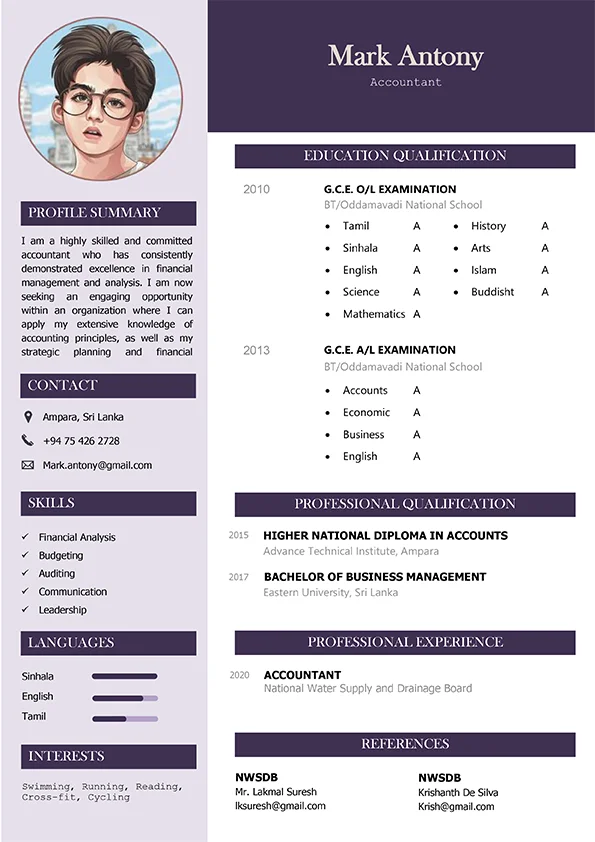 CV Template - Professional Resume 04