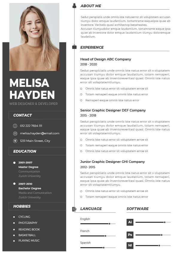 CV Template - Professional Resume 09