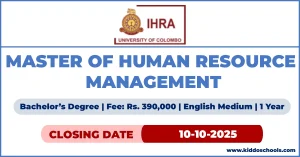 Master of Human Resource Management (MHRM) at University of Colombo