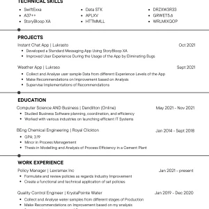 ATS CV Template 5