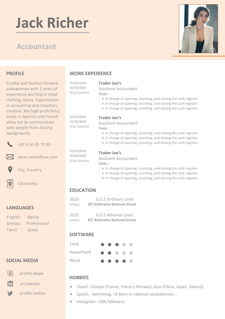 Basic CV Template 5