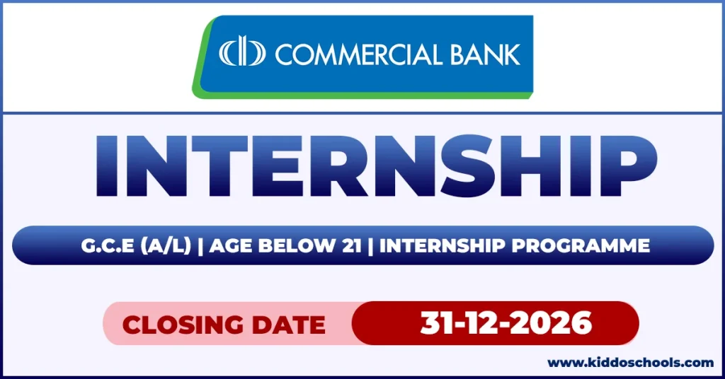 Commercial Bank Job Vacancies 2026 - Internship