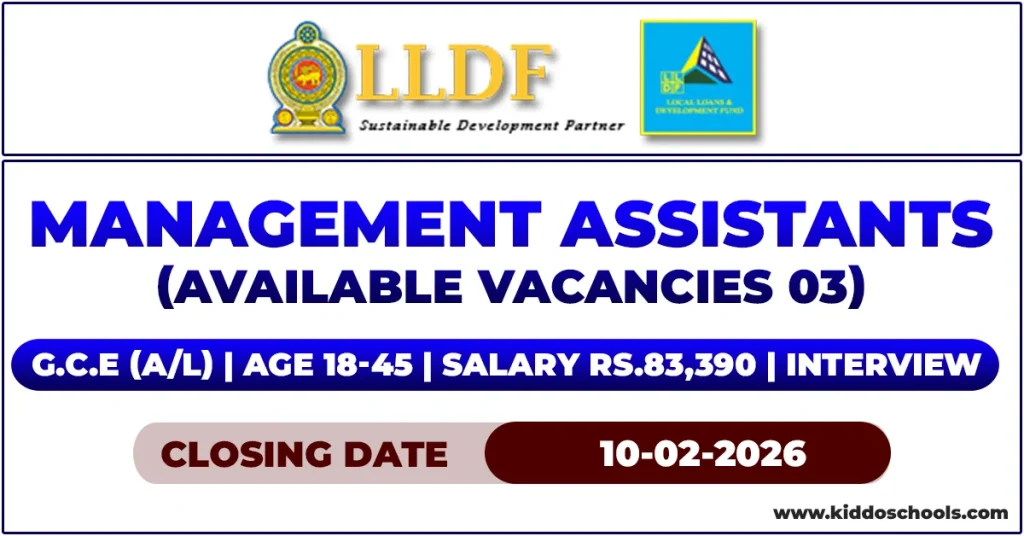 Local Loans And Development Fund Job Vacancies 2026 - Management Assistant