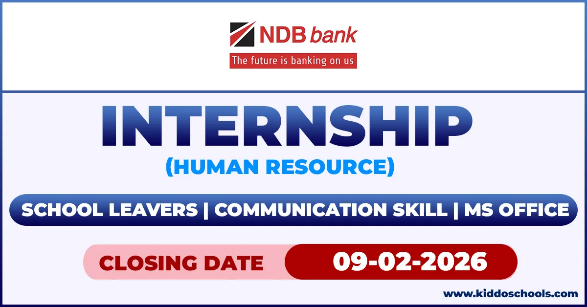 NDB Bank Job Vacancies 2026 - Intern in Human Resources