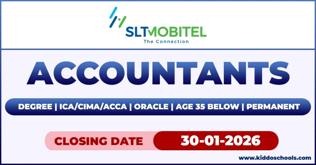 SLT Job Vacancies 2026 in Sri Lanka – Accountants Positions