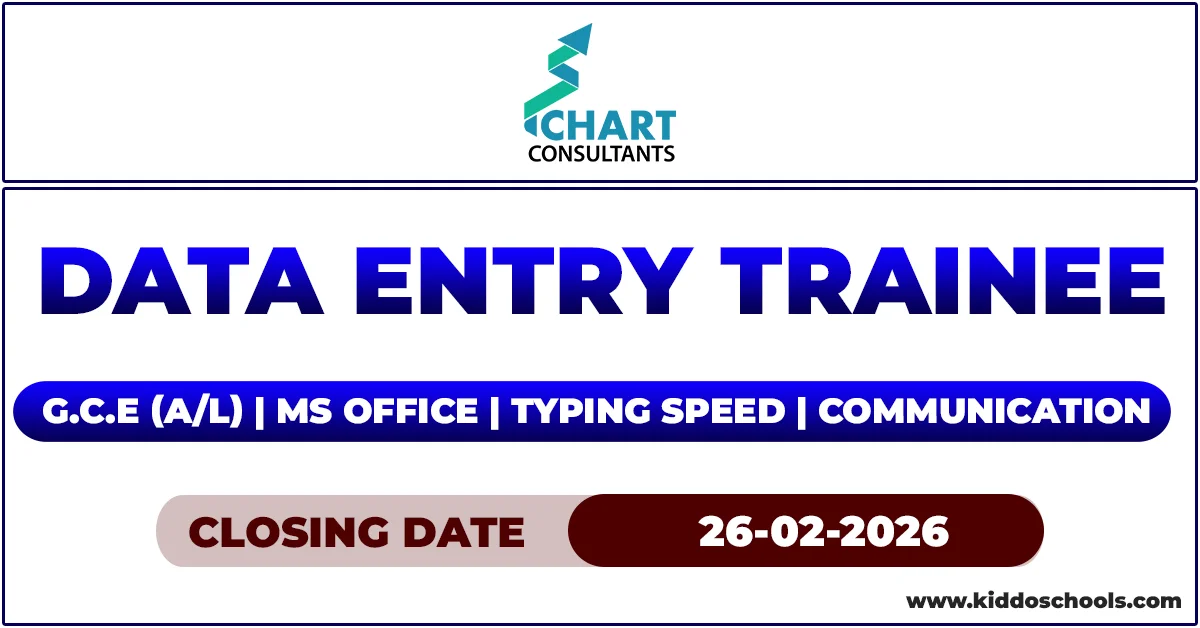 Data Entry Job Vacancies 2026 - Chart Consultants
