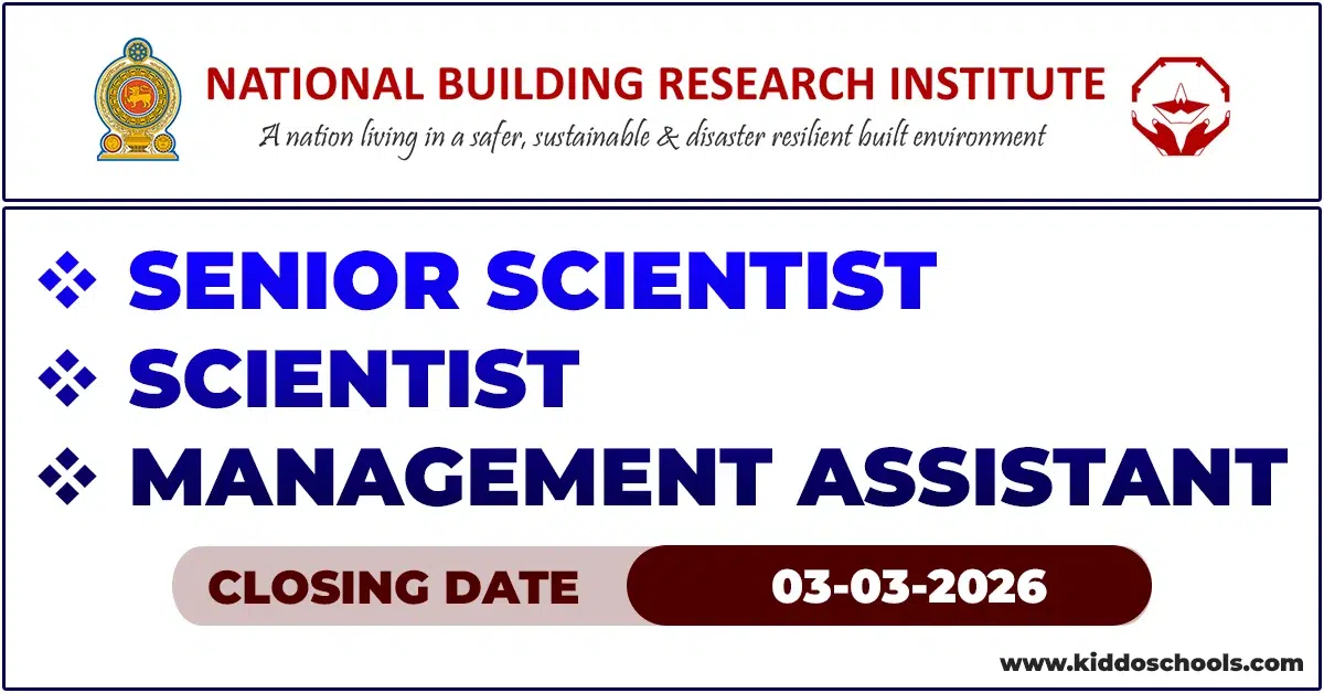 National Building Research Institute Job Vacancies 2026 (NBRI)