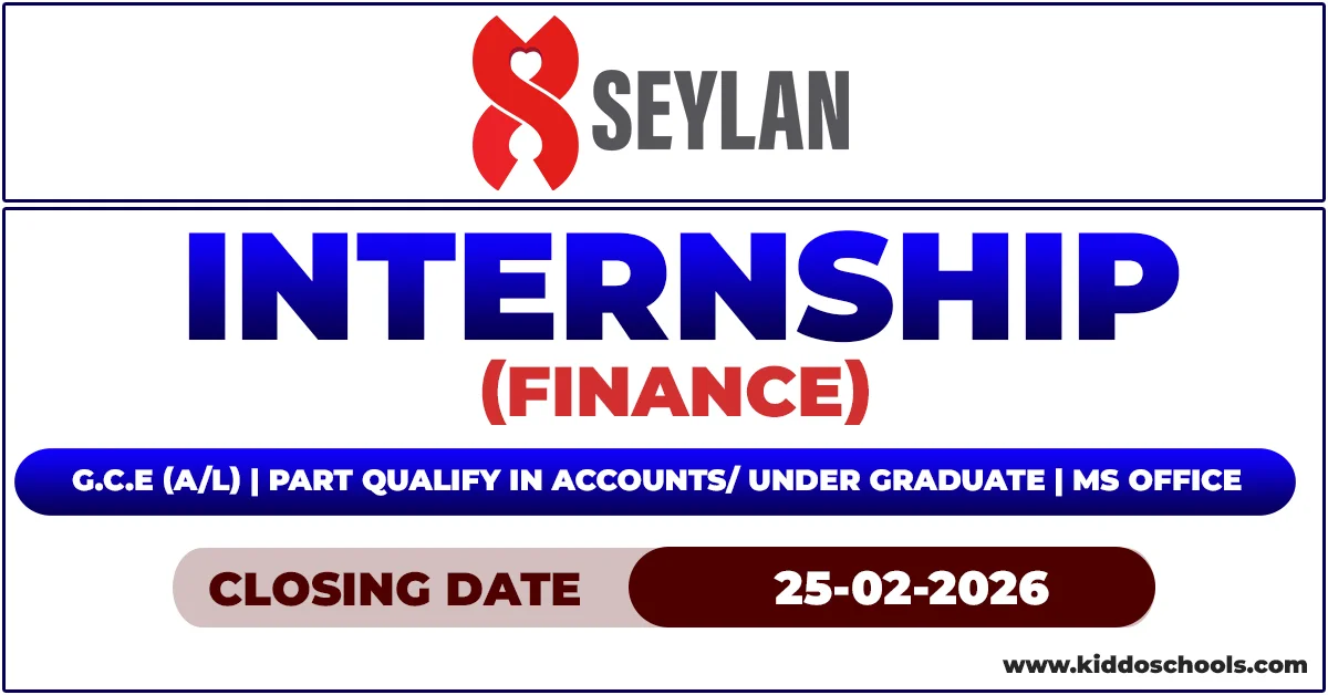 Seylan Bank Job Vacancies 2026 - Internship opportunities