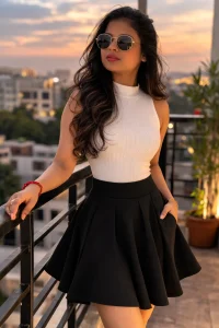 Rooftop Fashion Portrait Photography – The Perfect Golden Hour Look Chat GPT1