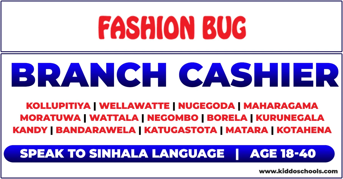 Fashion Bug Job Vacancies 2026 - Branch Cashiers