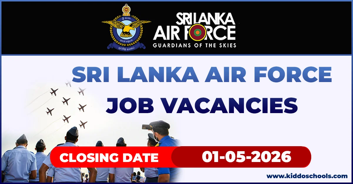 Sri Lanka Air Force Job Vacancies 2026