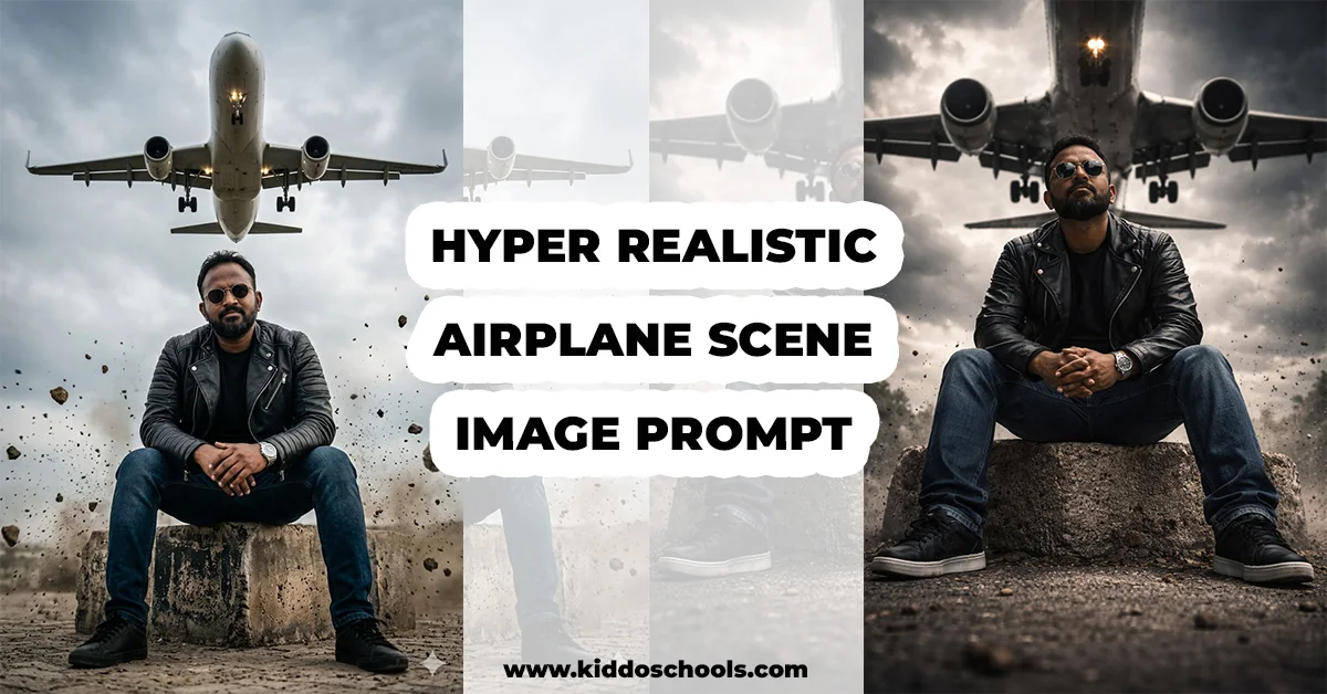 Hyper Realistic Airplane Scene AI Prompt Guide