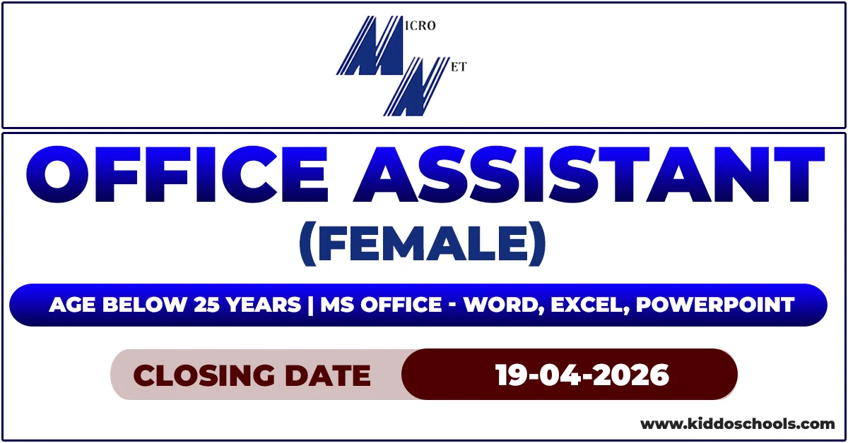 Micronet Global Job Vacancies 2026 - Office Assistant