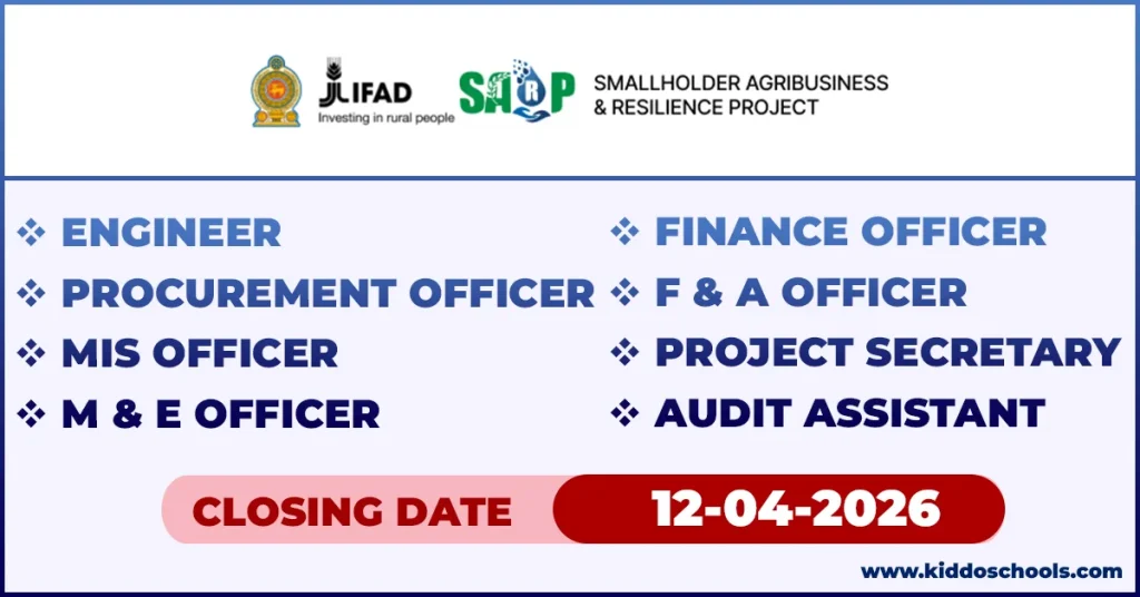 SARP Job Vacancies 2026 - Ministry of Agriculture