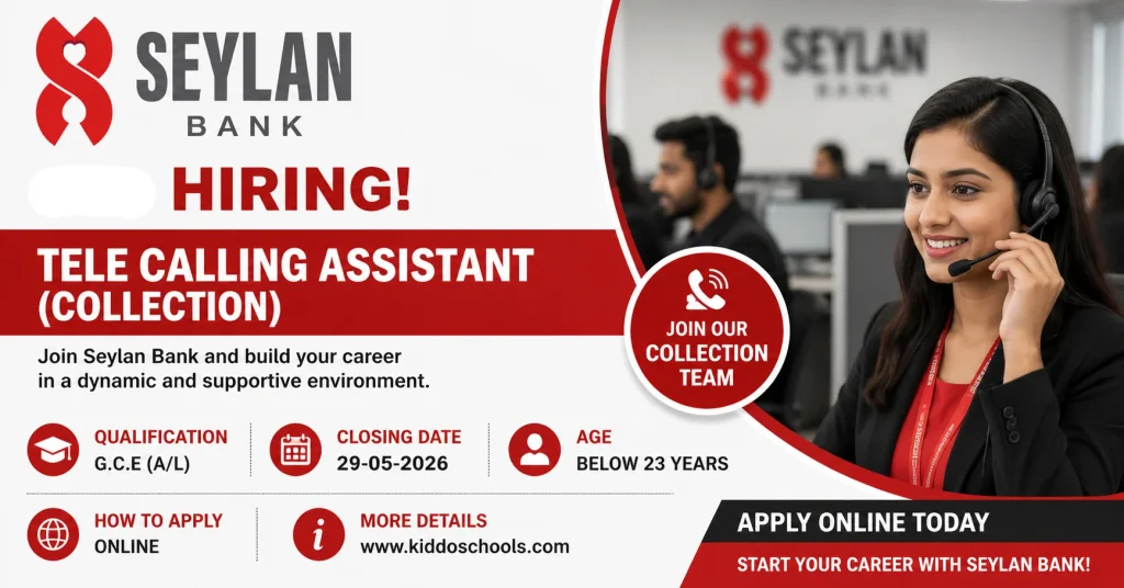 Seylan Bank Job Vacancies 2026 - Tele Calling Assistant