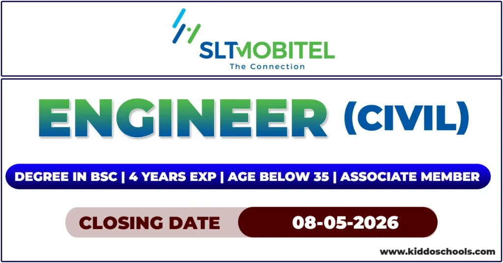 Sri Lanka Telecom Job Vacancies 2026 - Engineer