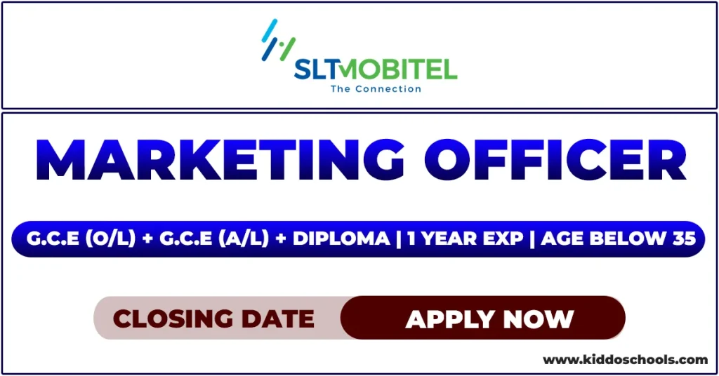 Sri Lanka Telecom Vacancies 2026 - Marketing Officer