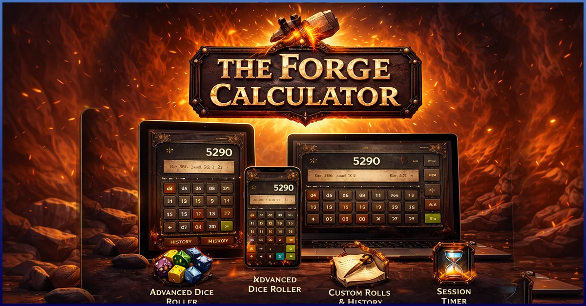 The Forge calculator - kiddoschools