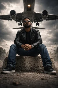 hyper realistic airplane scene Chatgpt