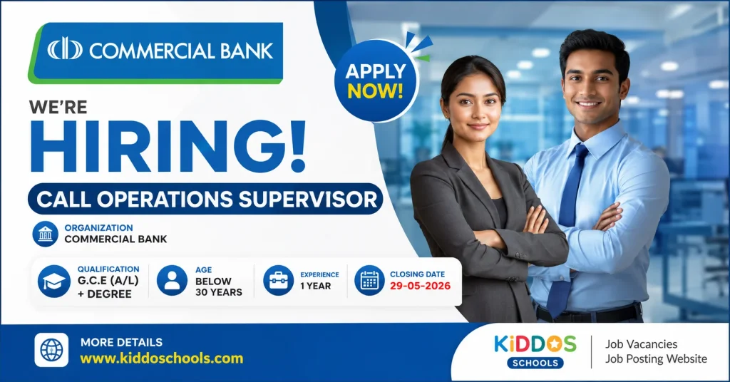 Commercial Bank Job Vacancy 2026 - Card Relationship Associate
