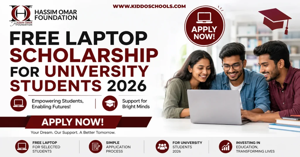 Free Laptop Scholarship for University Students 2026 – Hassim Omar Foundation