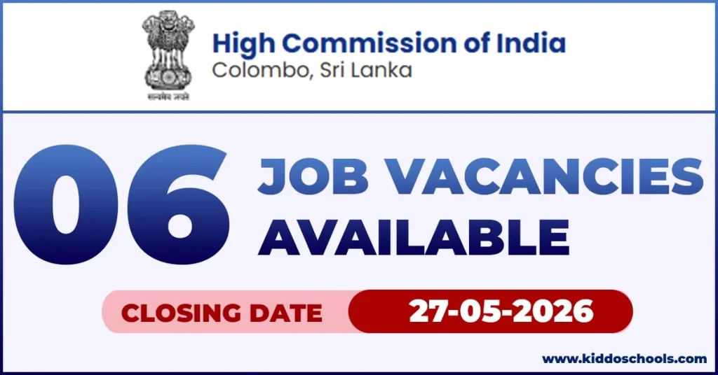 High Commission of India Job Vacancies 2026 - May