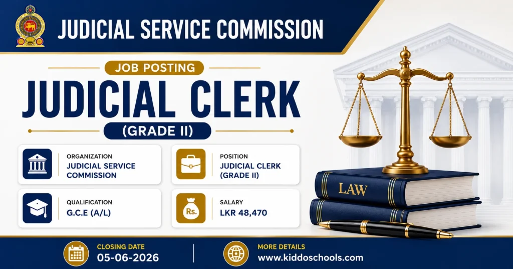 Judicial Service Commission Job Vacancies 2026 - Judicial Clerk