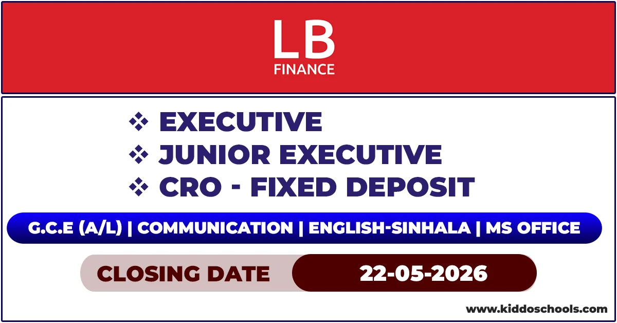 LB Finance Job Vacancies 2026 - Executives