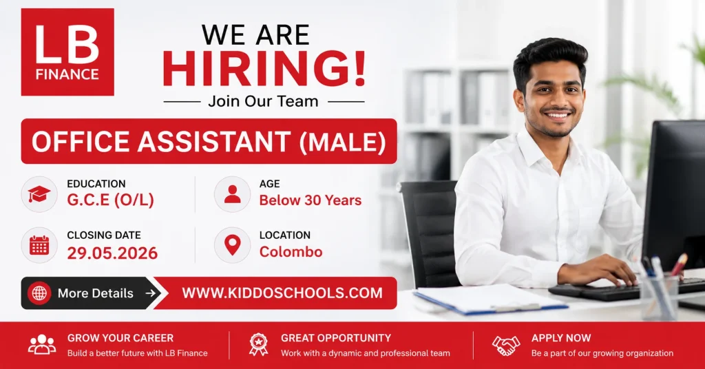 LB Finance Job Vacancies 2026 - Office Assistant