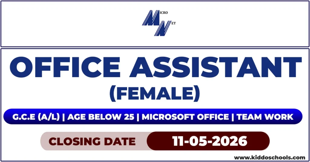 Micronet Global Services Job Vacancies 2026 - Office Assistant