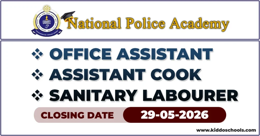 National Police Academy Job Vacancies 2026 May