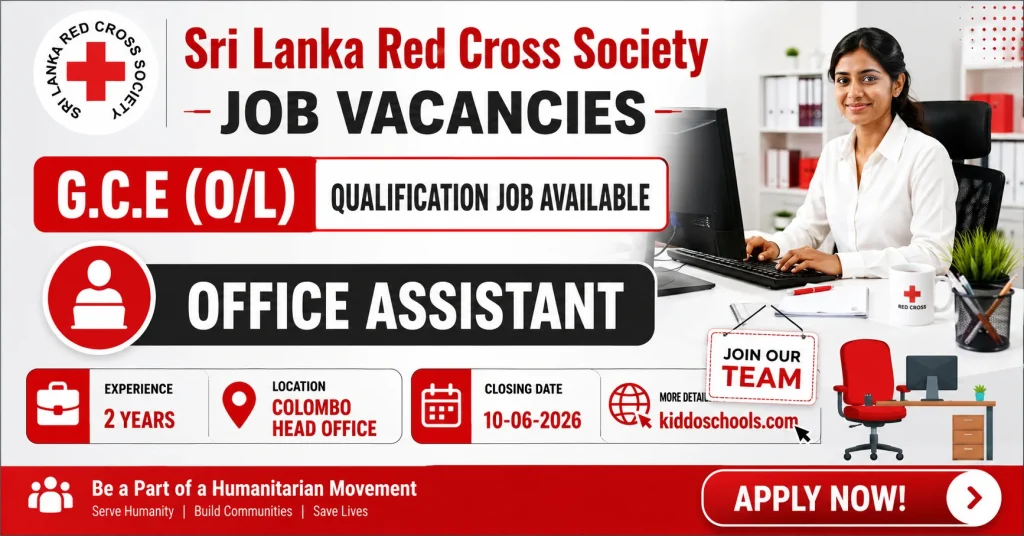 Office Assistant Job Vacancies 2026 - Red Cross