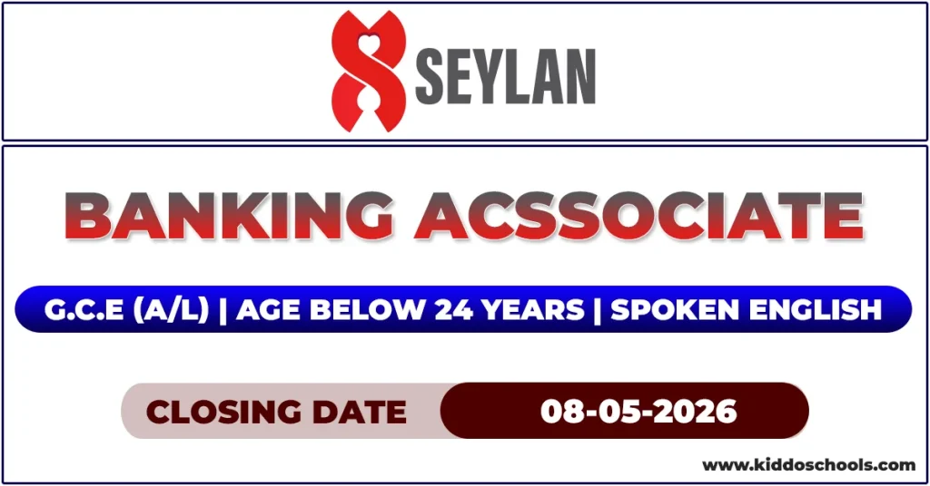 Seylan Bank Job Vacancies 2026 - Banking Associate