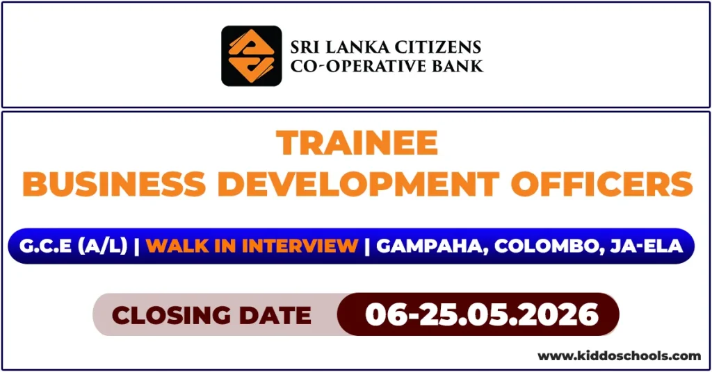 Trainee Business Development Officer Vacancies 2026 - Co operative Bank