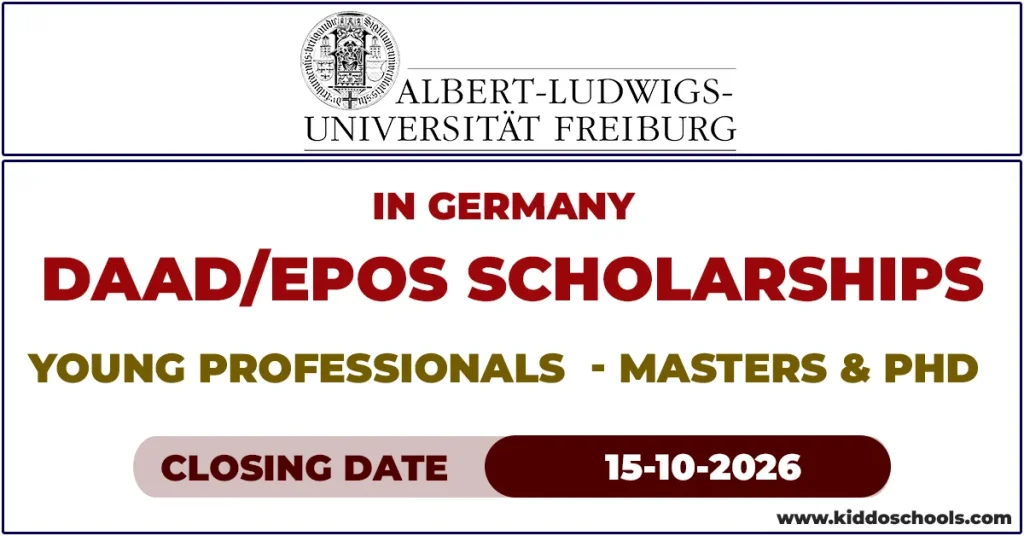 University of Freiburg DAAD EPOS Scholarship 2027 in Germany