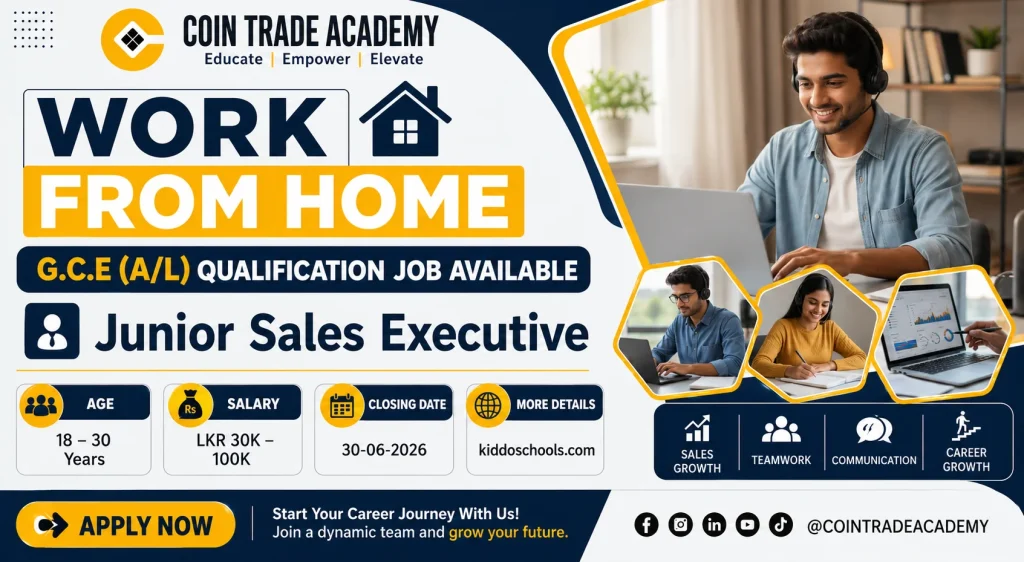 Work From Home Jobs 2026 in Coin Trade Academy - Sales Executive