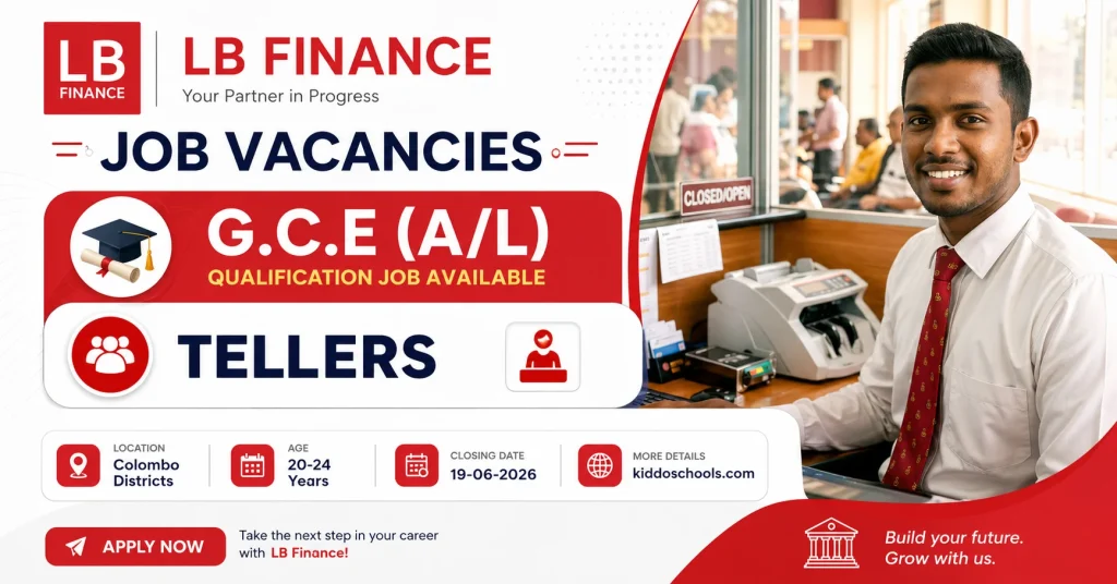 LB Finance Job Vacancies 2026 - Tellers (School Leavers)