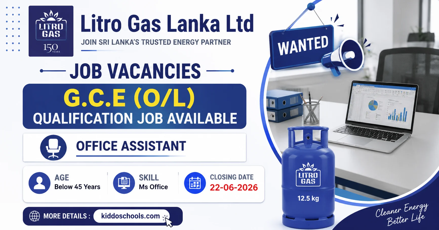 Litro Gas Job Vacancies 2026 - Office Assistant